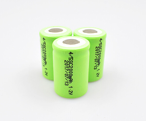 आपातकालीन प्रकाश व्यवस्था के लिए Ni Mh 1.2 V 2000mah बैटरी 4 5sc
