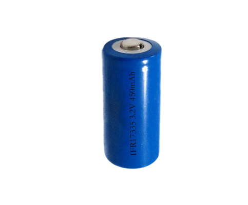 रिचार्जेबल LiFePO4 IFR17335 3.2 वोल्ट बैटरी 450mAh सिंगल स्टिक