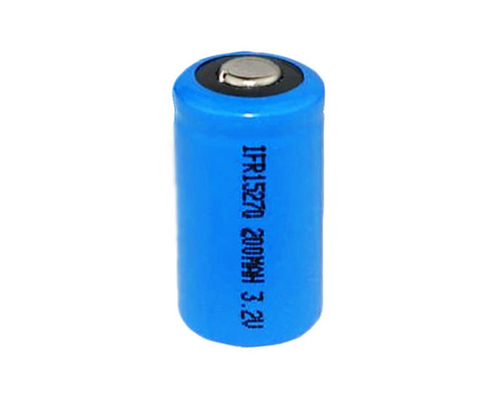 ब्लू रिचार्जेबल 3.2V LiFePO4 बैटरी IFR15270 200mAh सेल