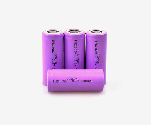 LiFePO4 इमरजेंसी लाइट लिथियम बैटरी 3.2V 3000mAh IFR26650