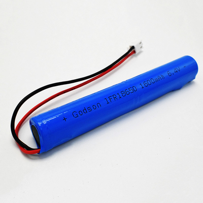 रिचार्जेबल एग्जिट साइन बैटरी रिप्लेसमेंट 6.4V 1600mAh LiFePO4