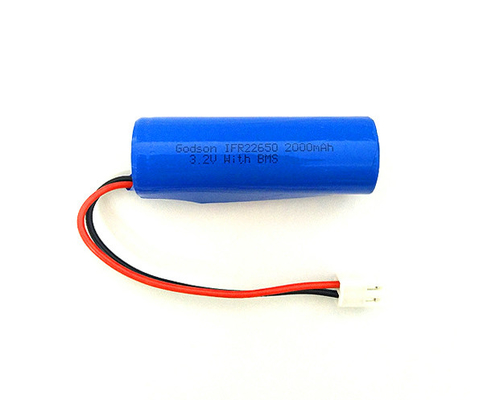LiFePO4 रिचार्जेबल इमरजेंसी एग्जिट साइन बैटरी 3.2 V IFR22650 2000mAh बैटरी