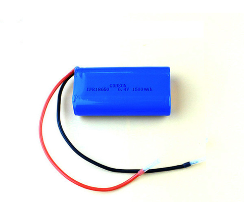 LiFePO4 इमरजेंसी एग्जिट लाइट बैटरी 1500mAH 6.4 V साइकिल लाइफ बैटरी