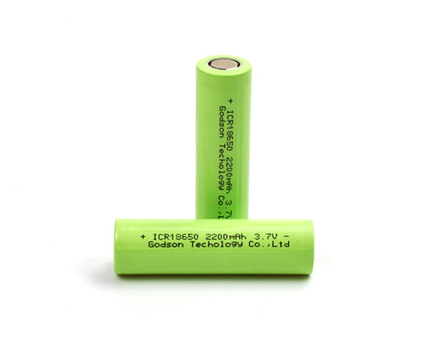2200mAh रिचार्जेबल लिथियम आयरन बैटरी ICR18650 3.7V लिथियम आयन