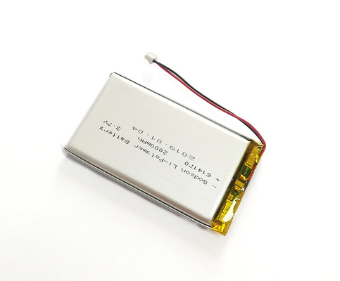 आपातकालीन प्रकाश व्यवस्था के लिए 18V लिथियम पॉलिमर बैटरी 614170 2000mAh