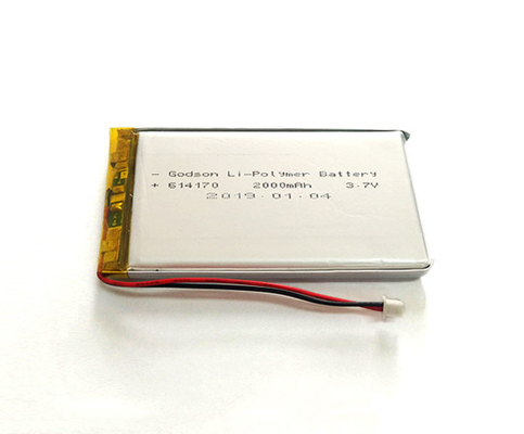आपातकालीन प्रकाश व्यवस्था के लिए 18V लिथियम पॉलिमर बैटरी 614170 2000mAh