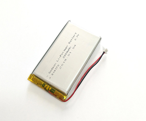 आपातकालीन प्रकाश व्यवस्था के लिए 18V लिथियम पॉलिमर बैटरी 614170 2000mAh