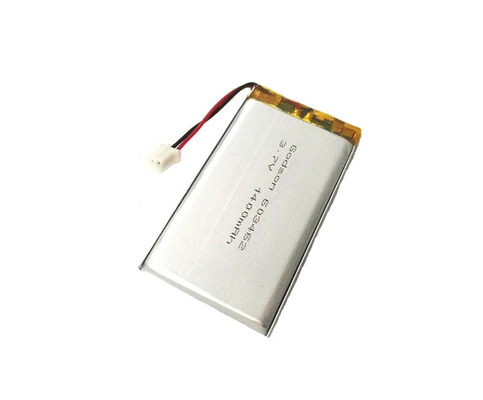 प्रकाश स्थिरता 603462 लिथियम पॉलिमर बैटरी 1400mAh 3.7V बिक्री के लिए