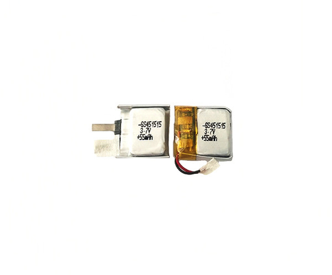 451515 लिथियम पॉलिमर बैटरी 55mAh 3.7 वोल्ट अच्छी सुरक्षा के साथ