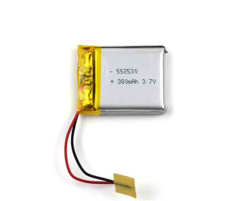 552530 लिथियम आयन बैटरी इमरजेंसी लाइट 380mAh 3.7V लाइपो पैक