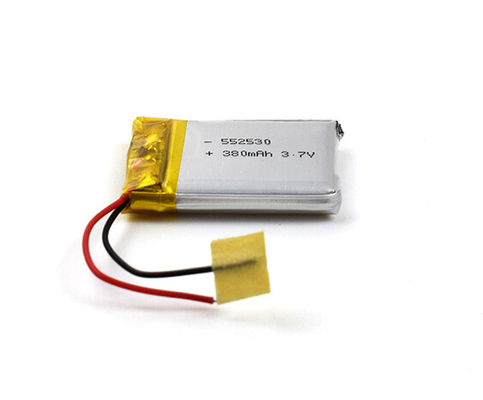 552530 लिथियम आयन बैटरी इमरजेंसी लाइट 380mAh 3.7V लाइपो पैक