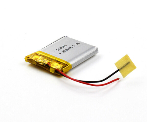 552530 लिथियम आयन बैटरी इमरजेंसी लाइट 380mAh 3.7V लाइपो पैक