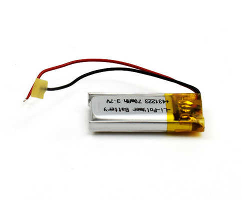 5g 431223 लिथियम आयन बैटरी इमरजेंसी लाइट 70mAh 3.7V सेल