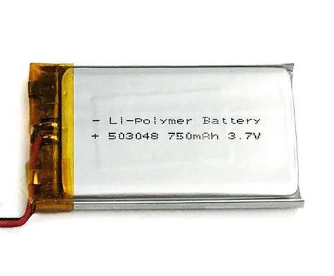 स्थिर प्रदर्शन के साथ लिथियम पॉलिमर 750mAh बैटरी 3.7V लाइपो बैटरी