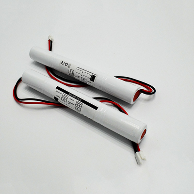 आपातकालीन प्रकाश व्यवस्था के लिए नी सीडी रिचार्जेबल बैटरी पैक C2500mah 4.8V