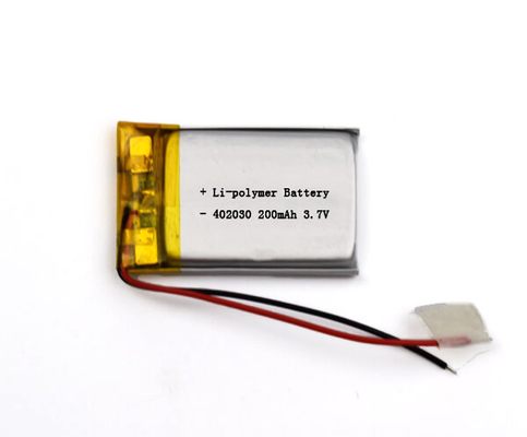 200mAh लिथियम आयन बैटरी इमरजेंसी लाइट 402030 3.7 वोल्ट 10g