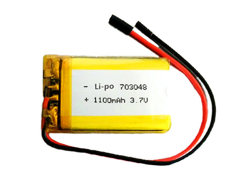 703048 लिथियम आयन बैटरी इमरजेंसी लाइट 1100mAh 3.7 V 33g