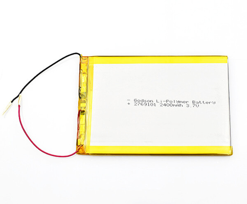2769101 लिथियम आयन बैटरी इमरजेंसी लाइट 2400mAh 3.7V पॉलिमर सेल