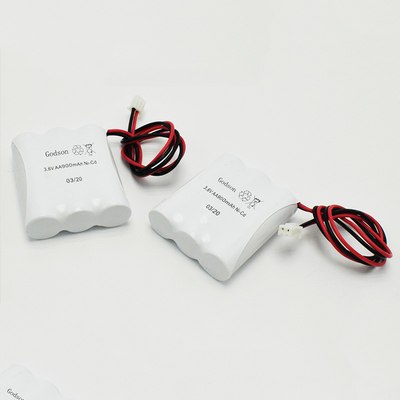 AA900mAh 3.6V इमरजेंसी एग्जिट साइन बैटरी रिप्लेसमेंट NiCd पीवीसी जैकेट