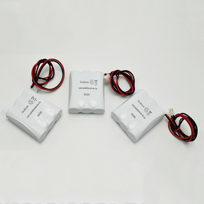 Aa900mah आपातकालीन निकास लाइट बैटरी JST XHP 2P NiCd बैटरी