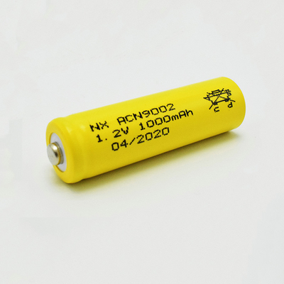 NiCd 1.2 वोल्ट रिचार्जेबल बैटरी AA 1000mAh OEM कस्टम जैकेट