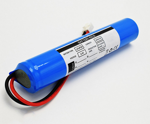 Lifepo4 लिथियम इमरजेंसी एग्जिट लाइट बैटरी 18650 6.4V 3000mAh