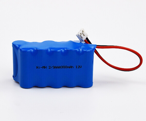हाई टेम्प एक्जिट लाइट बैटरी पैक Ni MH 2 3AAA 300mAh 12V