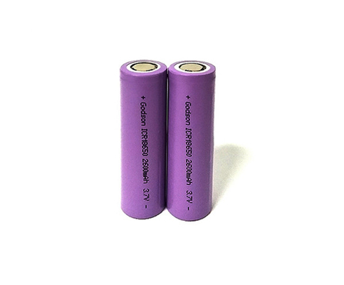 2600mAh 3.7V इमरजेंसी लाइट लिथियम बैटरी ICR18650 2000 टाइम्स साइकिल