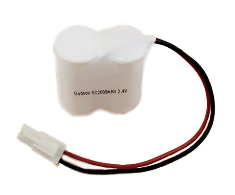 निकल कैडमियम बैटरी पैक SC2000mAh 2.4V 500 टाइम्स साइकिल लाइफ