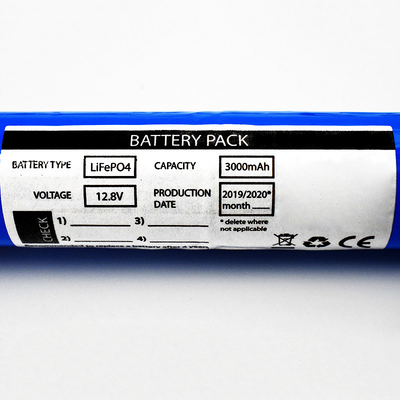 आपातकालीन प्रकाश व्यवस्था के लिए LiFePO4 26650 रिचार्जेबल बैटरी 3000mAh 12.8V