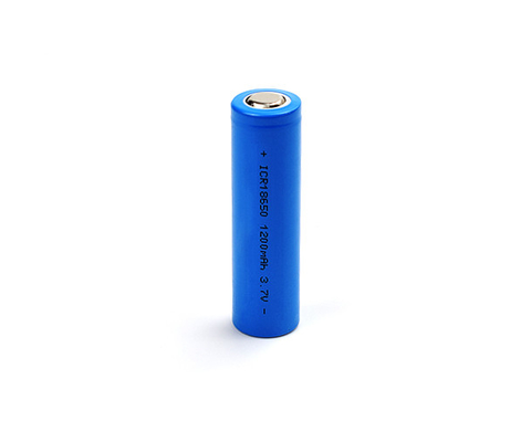 लिथियम आयन 1200mAh 3.7 V बैटरी ICR18650 रिचार्जेबल सेल