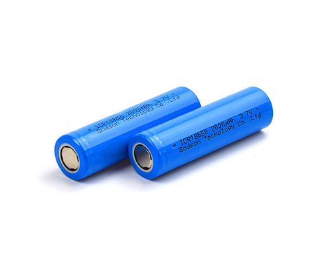 रिचार्जेबल ICR18650 3.7 V 2000mAh लिथियम बैटरी गंधहीन